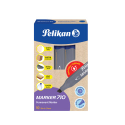 Permanent Marker 710 blue/box chisel tip